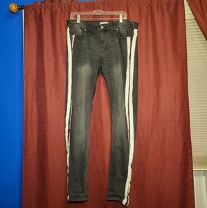 Jeans with Side Stripe